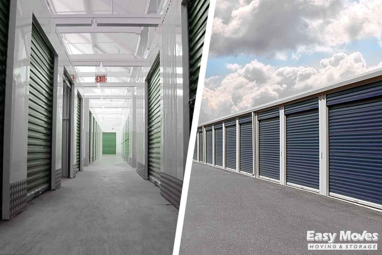 Climate-Controlled-Storage-VS-Nonclimate-Controlled Climate controlled storage compared to non-climate controlled