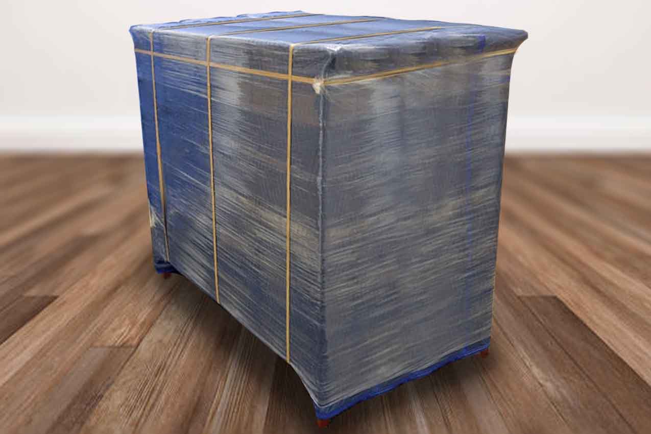 Properly-Padded-and-shrink-wrapped-furniture Properly padded and shrink wrapped furniture