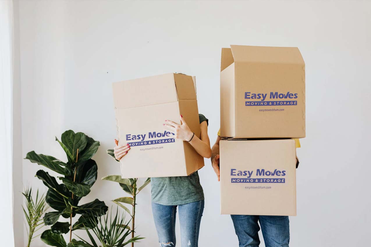 moving with friends Properly padded and shrink wrapped furniture